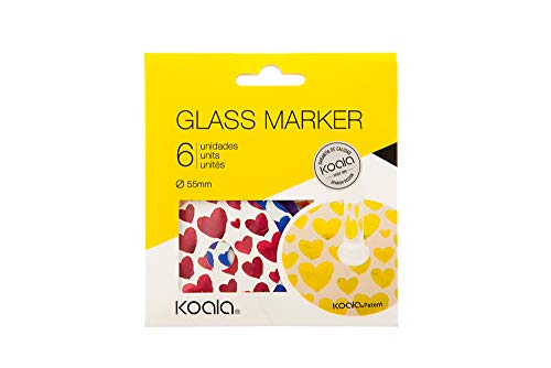 Koala Spain 62530003 6 Identifikatoren LOVE Cups, Aluminium PET von Koala Spain
