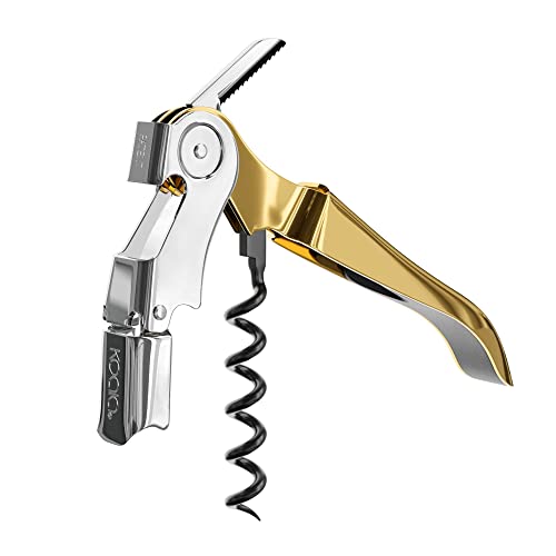 Koala Internacional Hosteleria 6247DC01 AC 2-Takt-Korkenzieher, Edelstahl Teflon, Gold Koala Internacional Hosteleria 6247DC01 AC 2-Takt-Korkenzieher, Edelstahl Teflon, Gold von Koala Internacional Hosteleria