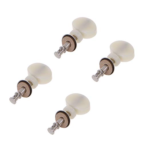 New White 4Pcs Ukulele Strings Tuning Pegs Pin Machines Tuners Friction Ukelele New White 4Pcs Ukulele Strings Tuning Pegs Pin Machines Tuners Friction Ukelele von Kobeleen