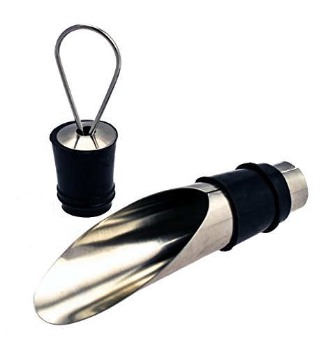 Weinausgießer KG01 mit Verschluss aus Edelstahl, von Kobert Goods Weinausgießer KG01 mit Verschluss aus Edelstahl, von Kobert Goods von Kobert-Goods