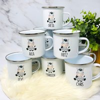 Emaille Kinderbecher Mit Namen Und Tier Safari - Tasse Emailletasse Kindertasse Becher Personalisiert Kita Emaille Kinderbecher Mit Namen Und Tier Safari - Tasse Emailletasse Kindertasse Becher Personalisiert Kita von Koboldtheater22