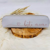 Geschenk Zum Muttertag Personalisiertes Mäppchen Rosa Gegen Unordnung in Der Handtasche - Stifteetui Personalisiert von Koboldtheater22