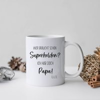 Kaffeebecher Papa Vatertag Geburtstag Homeoffice - Keramiktasse Oder Emaillebecher Becher Superheld Kaffeebecher Papa Vatertag Geburtstag Homeoffice - Keramiktasse Oder Emaillebecher Becher Superheld von Koboldtheater22