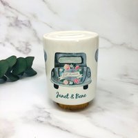 Spardose Boho Hochzeit Geschenk - Personalisiert Mit Namen Brautpaar Geldgeschenk Honey Moon Spardose Boho Hochzeit Geschenk - Personalisiert Mit Namen Brautpaar Geldgeschenk Honey Moon von Koboldtheater22