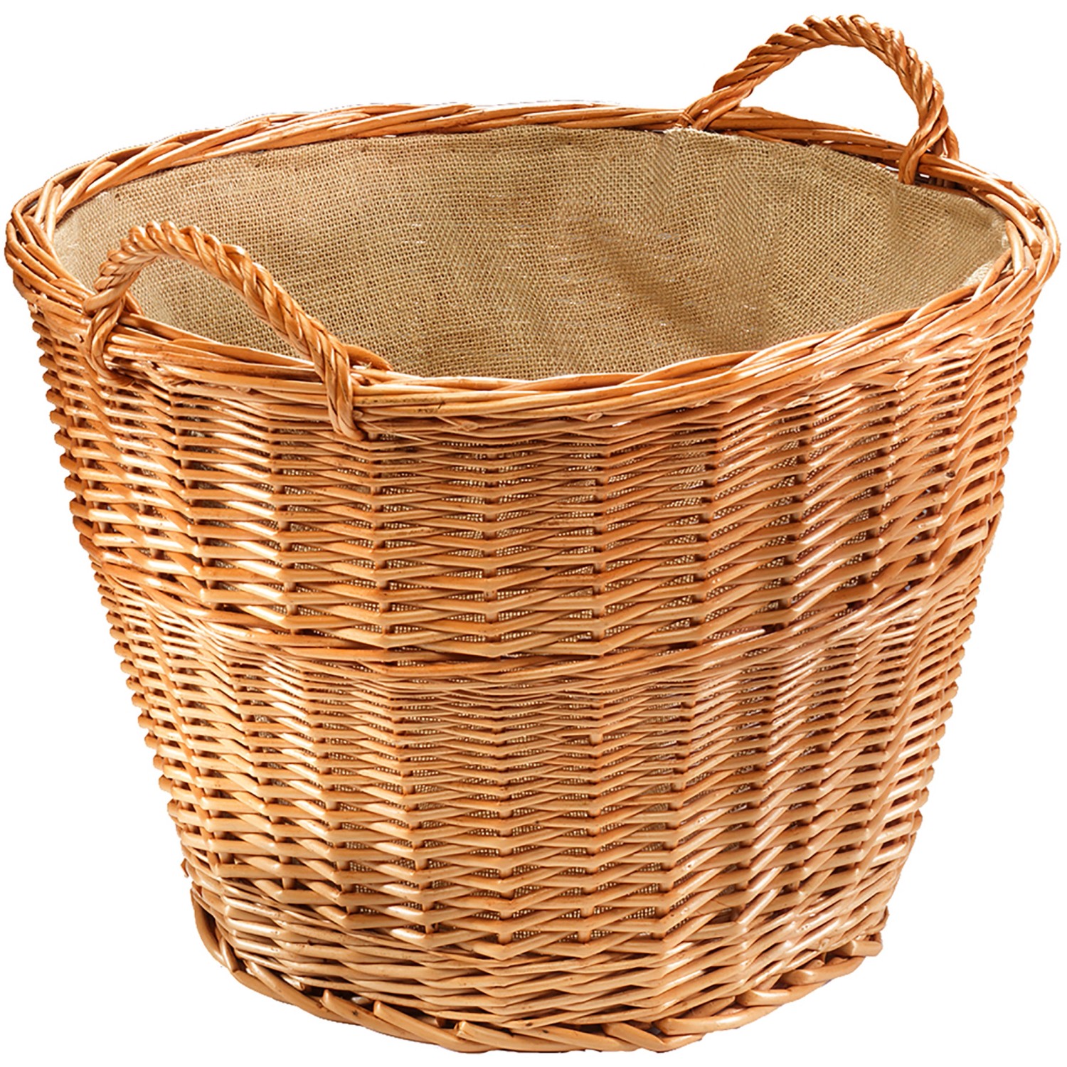 Kobolo Dekorativer Kaminholzkorb aus Weide mit praktischen Griffen Kobolo Dekorativer Kaminholzkorb aus Weide mit praktischen Griffen von Kobolo