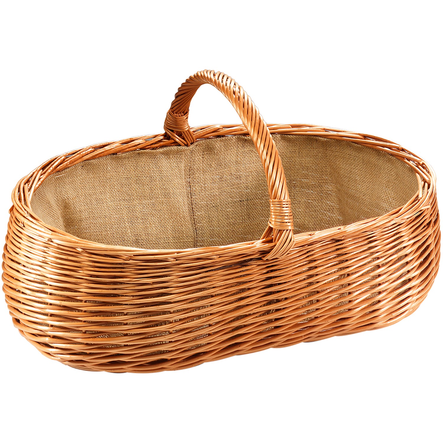 Kobolo Kaminholzkorb Holzkorb für Kaminholz aus Weide mit Jutefutter Kobolo Kaminholzkorb Holzkorb für Kaminholz aus Weide mit Jutefutter von Kobolo