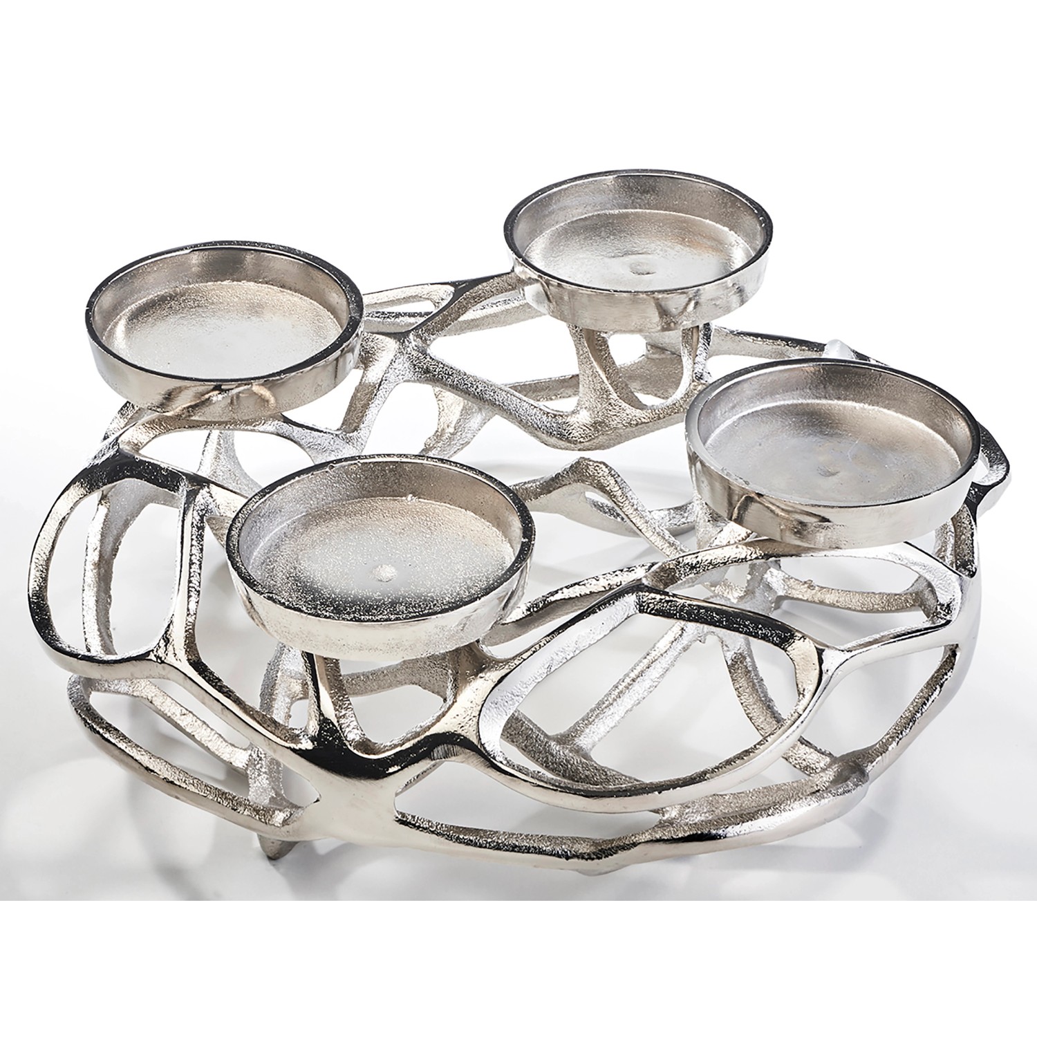 Kobolo Kerzenhalter Adventskranz Dekokranz Metall für 4 Kerzen Kobolo Kerzenhalter Adventskranz Dekokranz Metall für 4 Kerzen von Kobolo