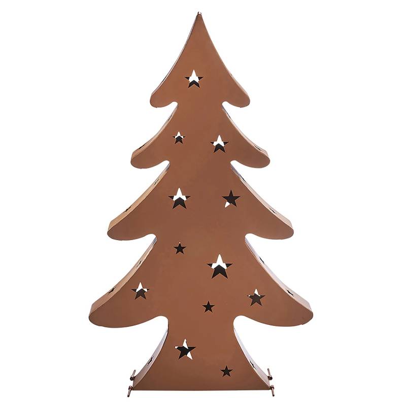 Kobolo Kerzenhalter Teelichthalter Laterne CHRISTMAS aus Metall Rostoptik XL Kobolo Kerzenhalter Teelichthalter Laterne CHRISTMAS aus Metall Rostoptik XL von Kobolo