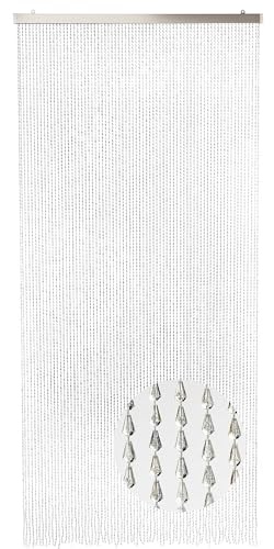 Kobolo Türvorhang Clear, 90x200 cm, 72 Stränge, transparenter Kunststoff-Perlenvorhang, dekorativer & pflegeleichter Fliegenvorhang und Raumteiler für Balkon, Terrasse, Tür oder Fenster Kobolo Türvorhang Clear, 90x200 cm, 72 Stränge, transparenter Kunststoff-Perlenvorhang, dekorativer & pflegeleichter Fliegenvorhang und Raumteiler für Balkon, Terrasse, Tür oder Fenster von Kobolo