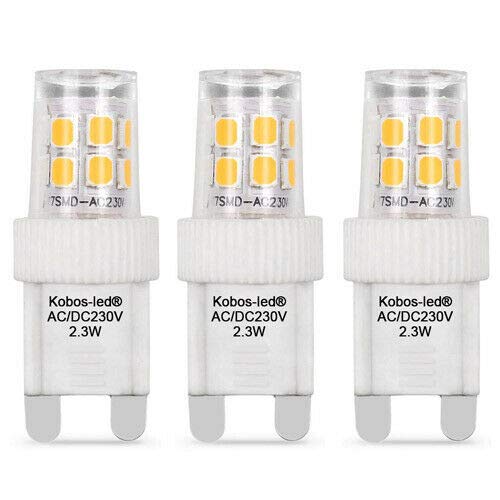 G9 led Stiftlampe Kleinlampe (mini) 2,3W∼30W Leuchmittel, in kaltweiß, Stiftsockel,Kapselförmig,Standard,Kobos-led (3er-pack) von Kobos-led Energy saving