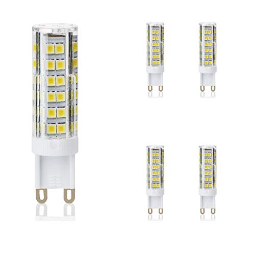 G9 led dimmbar Leuchtmittel Lampe in Stiftsockel 7W=50W in kaltweiss 5er Pack kobos-led von Kobos-led Energy saving