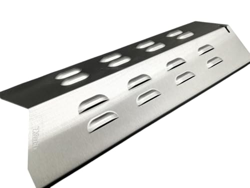 KOCH #74 Rostfreier Flammenverteiler 390 x 145mm passend z.B. Jamie Oliver Pro3 Gasgrill - Universal Brennerabdeckung - Massiver Edelstahl V2A Stärke 1,25mm, 670g! Hochwertige Qualität made in Germany von Koch Metall