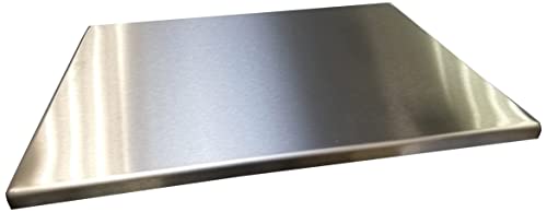 KOCH #76 Rostfreie Fettauffangwanne 61 x 38,5 x 1,8cm Tropfschale u. A. für Jamie Oliver Pro 3 - massiver V2A Edelstahl Stärke 2mm - 4,1 Kg - rund formierte Ecken - Hochwertige Universal Tropfschale von Koch Metall
