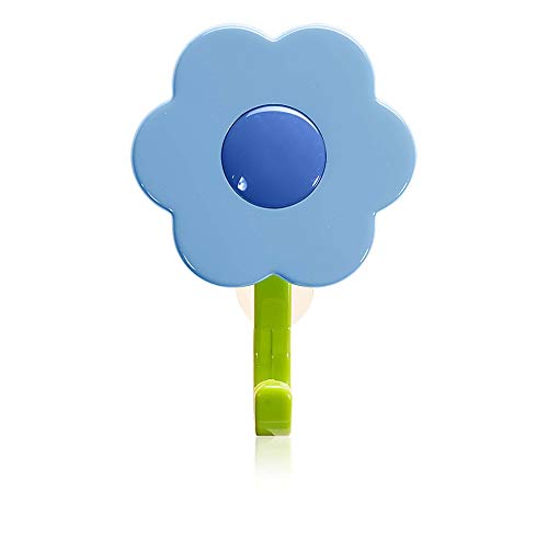 Kochblume 1-3-5-10er Set | Haken S, L, Wandhaken, Küchenhaken, Mehrzweckhaken, Schlüsselhaken | In der bunten Box (blau-DKL-blau, einzeln S) von Kochblume