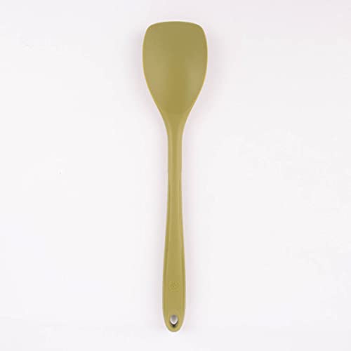 Kochblume Flexlöffel L | Premium-Silikon & BPA frei| Hitzebeständig | Spülmaschinenfest | 30cm | Farbe: olive von Kochblume