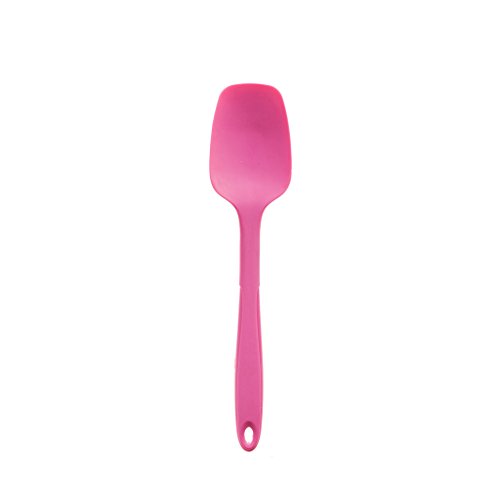 Kochblume Flexlöffel S | Premium-Silikon | Hitzebeständig | Spülmaschinenfest | 20cm | Farbe: pink von Kochblume