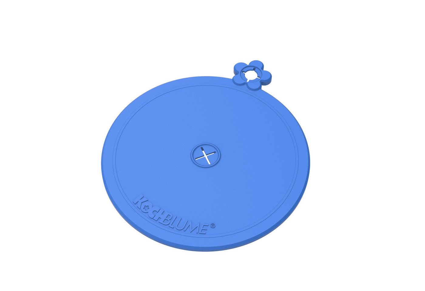 Kochblume Glasuntersetzer Kochblume Glasabdeckung mit Trinkhalmfunktion 3-tlg. in blau von Kochblume