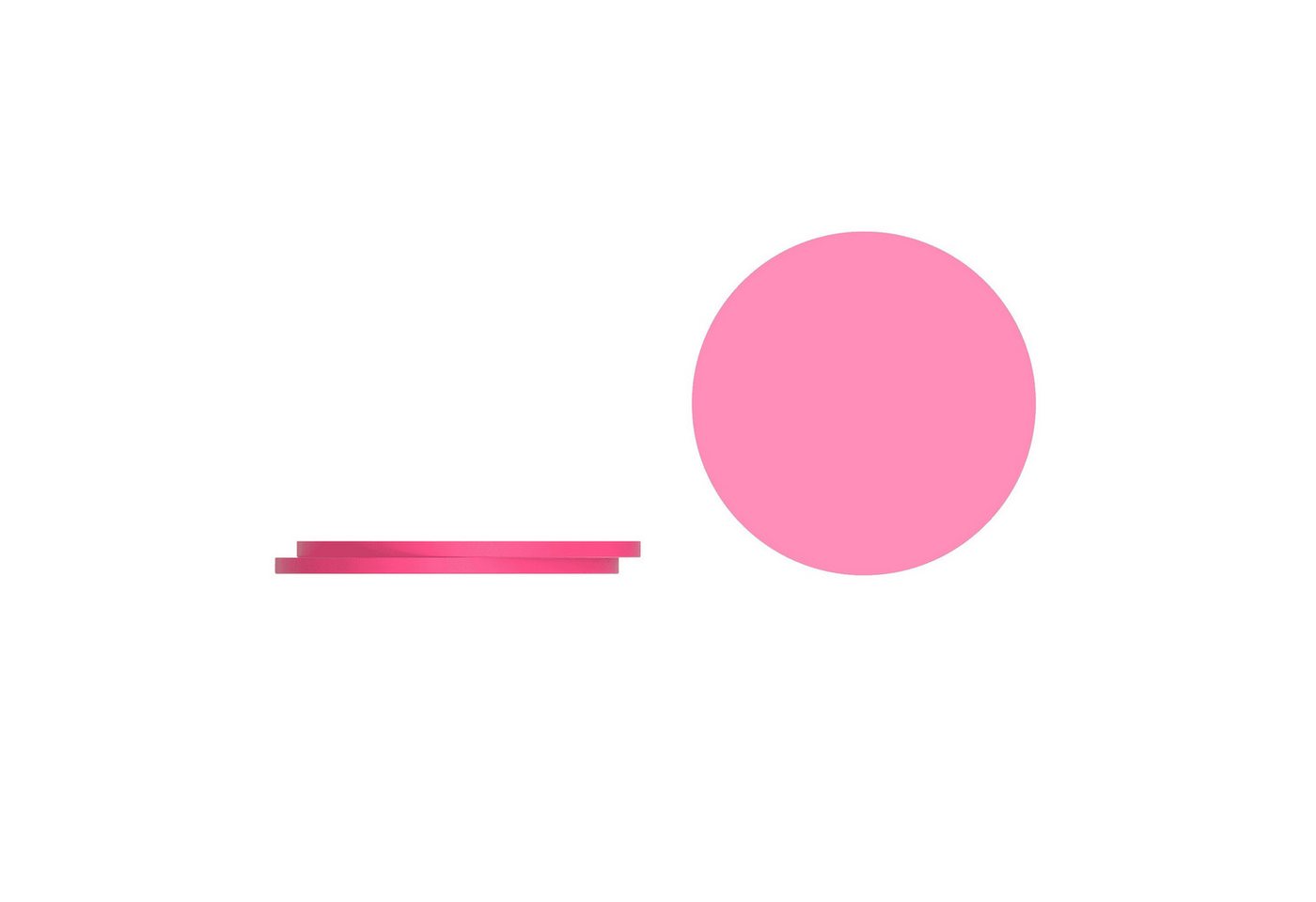 Kochblume Glasuntersetzer Kochblume Silikon-Untersetzer 3-tlg. in pink von Kochblume