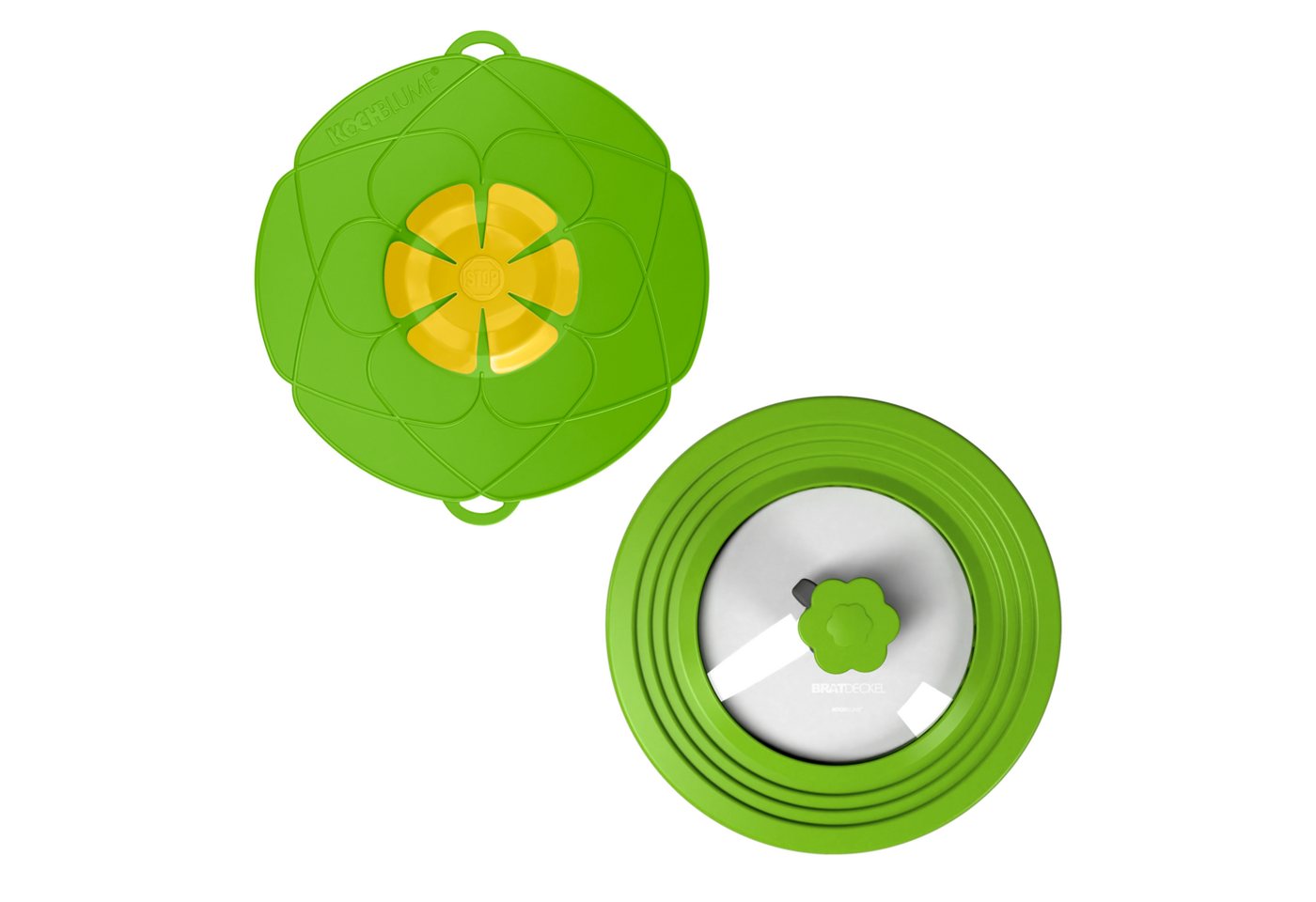 Kochblume Kochbesteck-Set Bratdeckel L + Kochblume L 29cm -2tlg. - limette von Kochblume