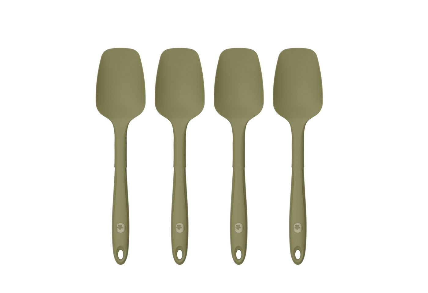 Kochblume Kochbesteck-Set Flexlöffel S - 4-tlg. - olive von Kochblume