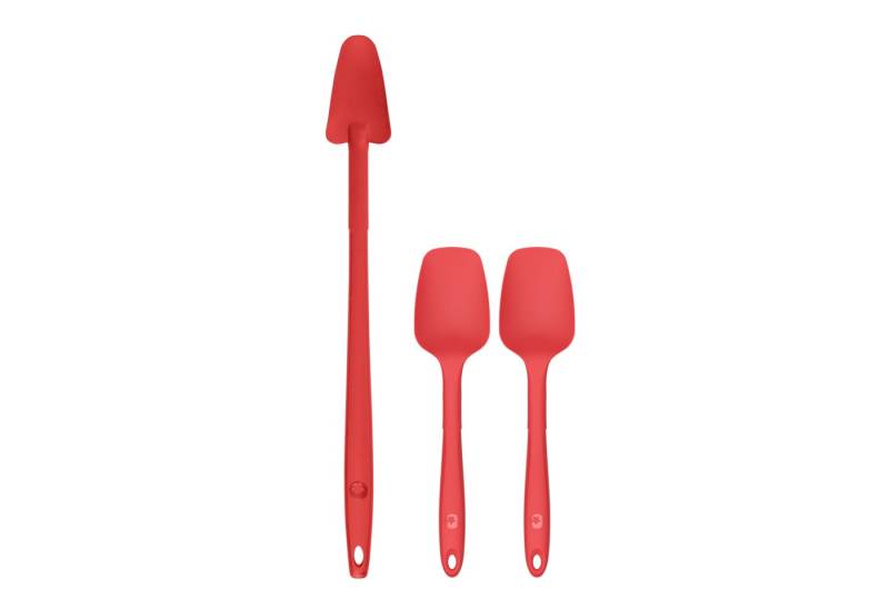 Kochblume Kochbesteck-Set Geizhals-Set - Restelöffel L + 2x Flexlöffel S 3tlg. - Rot von Kochblume