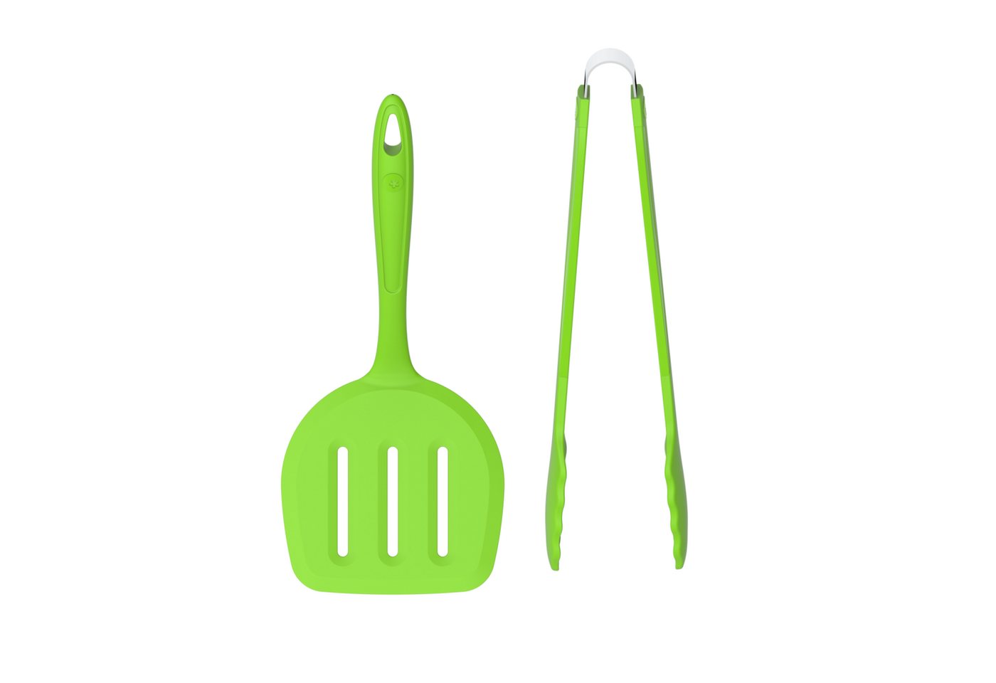 Kochblume Kochbesteck-Set Grillset - Designwender XL + Gourmetzange - 2-tlg. - limette von Kochblume