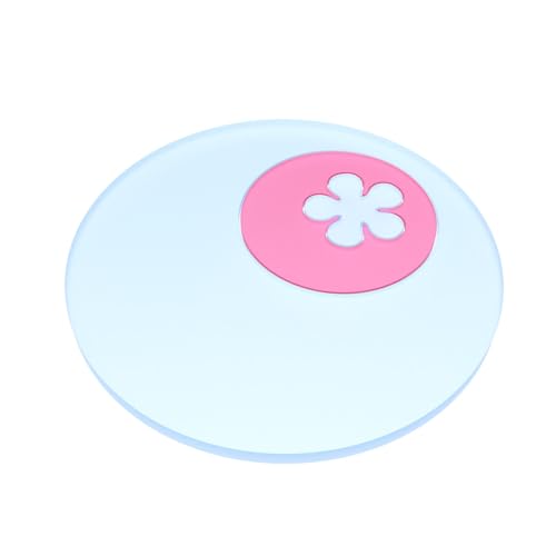 Kochblume Multiuntersetzer 3-TLG. | Glasuntersetzer | Anti-Rutsch-Effekt | Mit Auffangkante | Premium-Silikon & BPA frei| Hitzebeständig | Spülmaschinenfest | Farbe: pink transparent von Kochblume