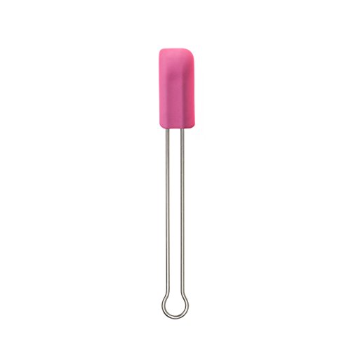 Kochblume Teigschaber S | Premium-Silikon | Hitzebeständig | Spülmaschinenfest | 20cm | Farbe: pink von Kochblume