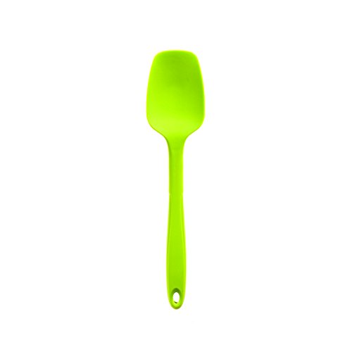 Kochblume Flexlöffel S | Premium-Silikon | Hitzebeständig | Spülmaschinenfest | 20cm | Farbe: limette von Kochblume