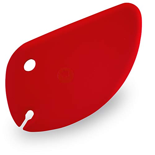 Kochblume Teigkarte | Premium-Silikon & BPA frei | Hitzebeständig | Spülmaschinenfest | Farbe: rot von Kochblume