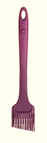 Kochblume Design Pinsel L | Premium-Silikon | Hitzebeständig | Spülmaschinenfest | 24cm | Farbe: lila von Kochblume