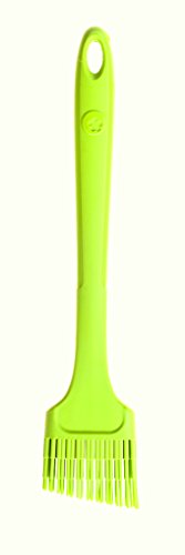 Kochblume Design Pinsel L | Premium-Silikon | Hitzebeständig | Spülmaschinenfest | 24cm | Farbe: limette von Kochblume