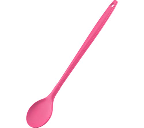Kochblume Kochlöffel | Premium-Silikon | Hitzebeständig | Spülmaschinenfest | 30cm | Farbe: pink von Kochblume