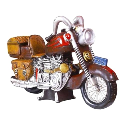 Kochenty Miniatur-Motorrad-Dekoration, Dekoration für Motorradfahrzeuge, kreatives Harz-Motorrad zur Dekoration des Hauses B von Kochenty