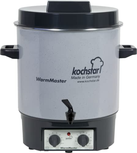 Kochstar Sterilisator mit Therm + Hahn + Timer 27/29 l, grau, 45x42x29cm von Kochstar