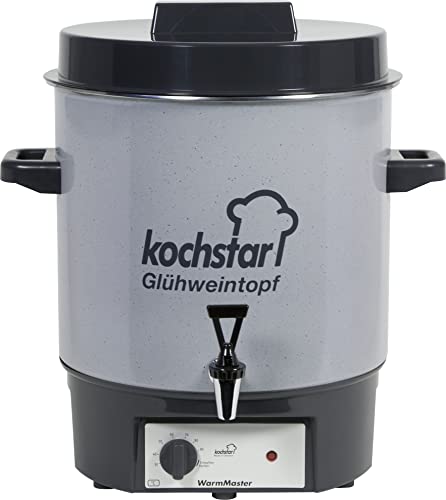 kochstar 99104535 WarmMaster A 1/2" multifunktional elektrisch Topf, emailliert, 27 liters von kochstar