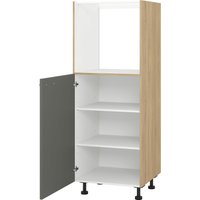 KOCHSTATION Backofenumbauschrank ""KS-Scafa", wahlweise Türschlag rechts oder links" Breite/Höhe: 60/150 cm, mit zwei Einlegeböden von Kochstation