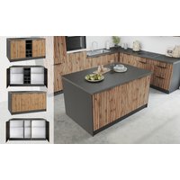 KOCHSTATION Kücheninsel "KS-Lagos" Kücheninsel 153/100 cm, mit höhenverstellbaren Möbelfüßen von Kochstation