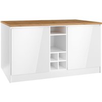 KOCHSTATION Kücheninsel "KS-Virginia", Breite 153 cm, MDF-Fronten, Flaschenregal KOCHSTATION Kücheninsel "KS-Virginia", Breite 153 cm, MDF-Fronten, Flaschenregal von Kochstation
