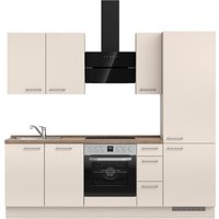 nobilia Küchenzeile ""Laser II"", vormontiert, Ausrichtung wählbar, Breite 240 cm, wahlw. mit E-Geräten von Nobilia