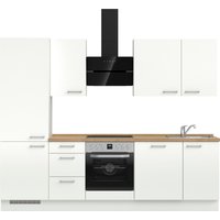 nobilia Küchenzeile ""Laser II"", vormontiert, Ausrichtung wählbar, Breite 270 cm, wahlw. mit E-Geräten von Nobilia
