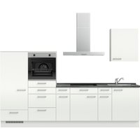 nobilia Küchenzeile ""Laser I", Ausrichtung wählbar, Breite 300 cm" vormontiert, wahlw. mit unterschiedlichen E-Geräten-Sets von Nobilia