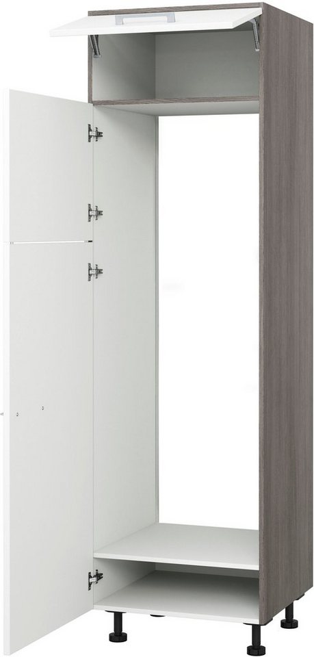 Kochstation Kühlumbauschrank KS-Trea SKG-195-145 für integrierte Kühl-Gefrierkombi 145,0 cm, Breite 60 cm, Höhe 195 cm von Kochstation
