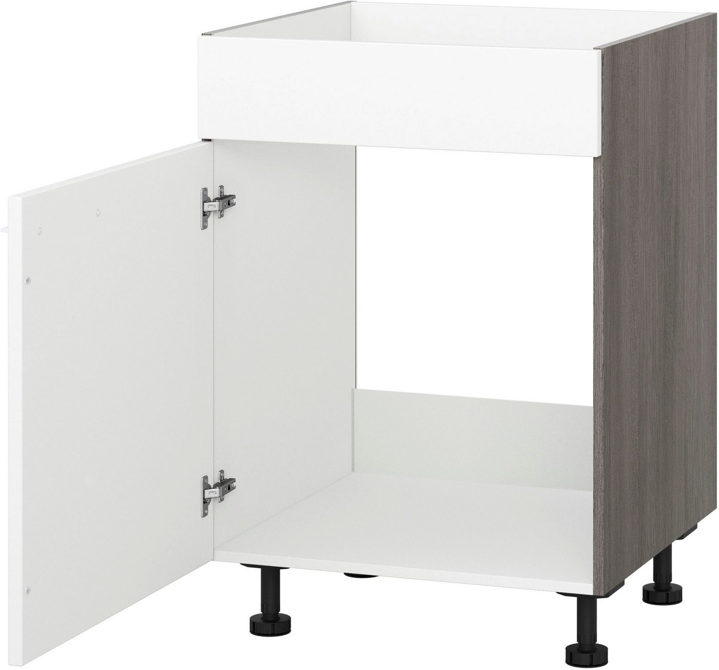 Kochstation Spülenunterschrank KS-Trea SPBL50 Breite 50 cm, Höhe 75 cm von Kochstation