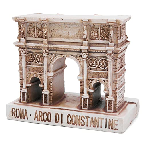 Italienische Architektur Deko Aquarium Klein Fischbecken Terrarium Décor Dekoration Zubehör Figur Statue Ornament Sammlerstücke Skulptur Geschenk Dekor Dekofigur Tischdeko (Arch of Constantine) von Kocris Casa