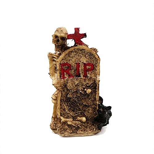 Kocris Casa Aquariumdeko Totenschädel Grabstein Tod Halloween Dekorationen Reptilien Schildkröte Eidechse Tanks Terrarium Teufel RIP Dekor Ornament Haustier Kocris Casa Aquariumdeko Totenschädel Grabstein Tod Halloween Dekorationen Reptilien Schildkröte Eidechse Tanks Terrarium Teufel RIP Dekor Ornament Haustier von Kocris Casa