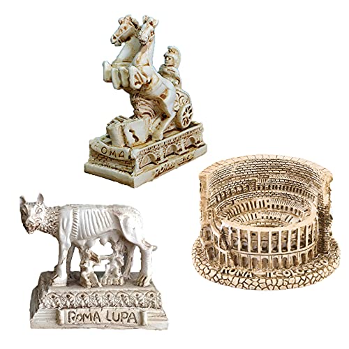 Kocris Casa Aquariumdeko für Aquarien, Antikes Rom, Kolosseum, Krieger, Statue, Skulptur, Reptilien, Schildkröten, Eidechsen, Spinnen, Terrarien, Ornamente, Haustiere, 3 Stück Kocris Casa Aquariumdeko für Aquarien, Antikes Rom, Kolosseum, Krieger, Statue, Skulptur, Reptilien, Schildkröten, Eidechsen, Spinnen, Terrarien, Ornamente, Haustiere, 3 Stück von Kocris Casa