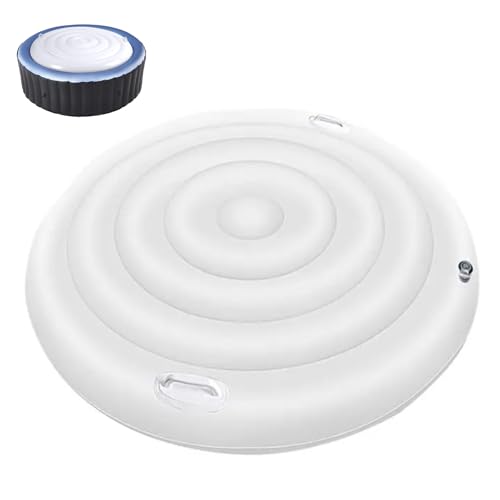 Kocusu 160CM Whirlpool Abdeckung Rund - Aufblasbare Poolabdeckung Mit 2 Handhaben, Verdicken Thermoabdeckung, Regenfest Und Reißfest für Outdoor, Winddicht, Schneeschutz Kocusu 160CM Whirlpool Abdeckung Rund - Aufblasbare Poolabdeckung Mit 2 Handhaben, Verdicken Thermoabdeckung, Regenfest Und Reißfest für Outdoor, Winddicht, Schneeschutz von Kocusu