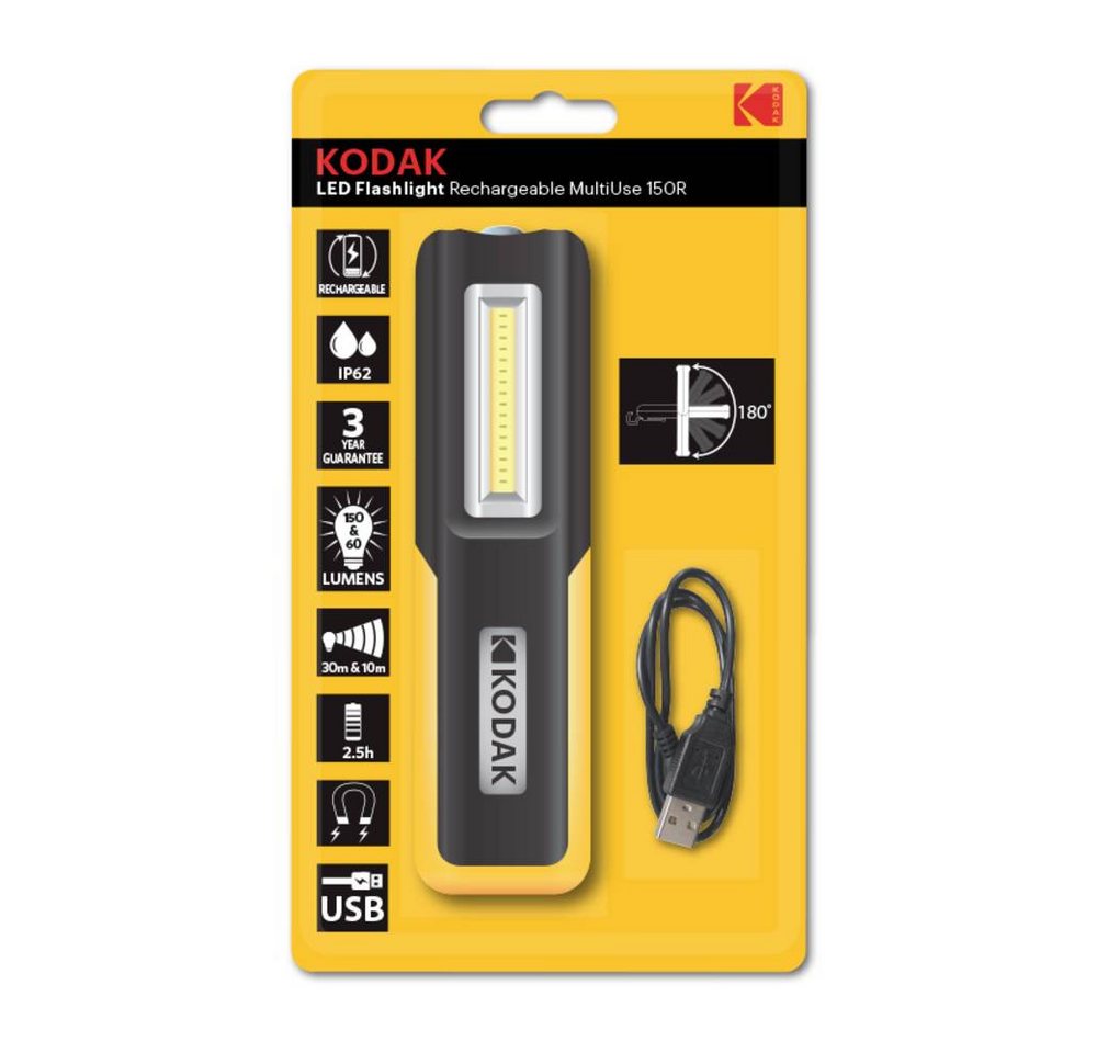 Kodak Arbeitsleuchte LED-Taschenlampe wiederaufladbar " von Kodak