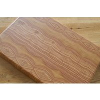 stirnholz Schneidebrett Aus Lärche Massiv 39, 5 X 26, 5 3, 5 cm stirnholz Schneidebrett Aus Lärche Massiv 39, 5 X 26, 5 3, 5 cm von KodawariKogei